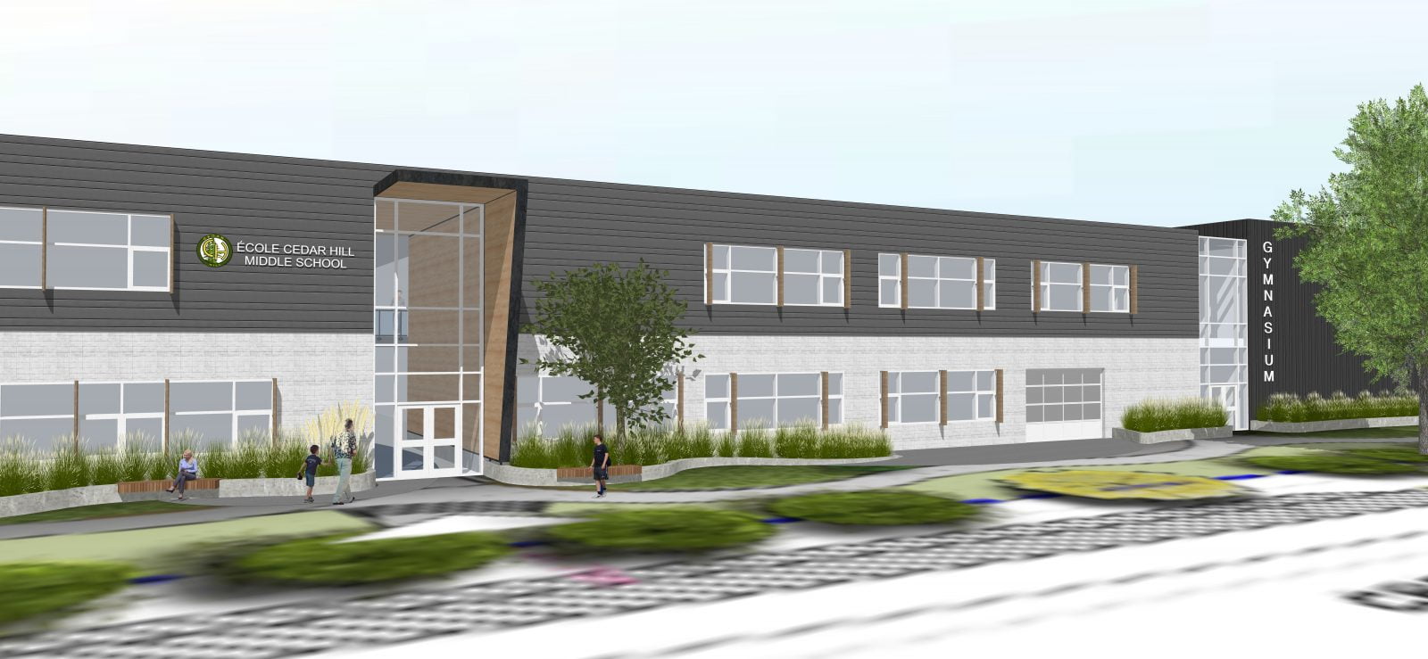 Cedar Hill Middle School rendering