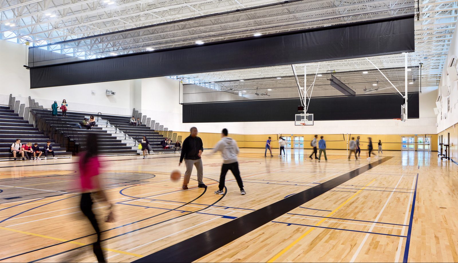 Gym at New Westminster Secondary